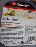 Sorbet poire
