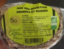 Pain Amandes, Noisettes et Raisins