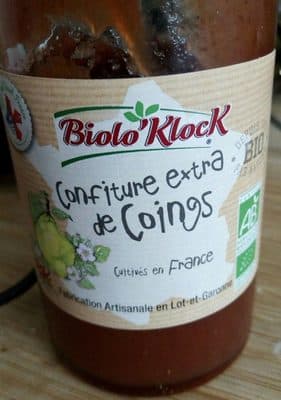 Confitures extra de coings