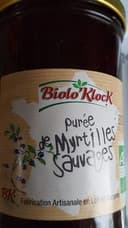 Puree De Myrtilles 100% Fruits