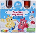 Gourdes de yaourt source de calcium et de vitamine D