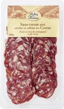 Saucisson sec séché et affiné dans la vallée d'Urtaca