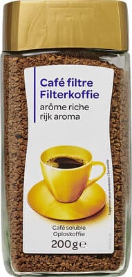 Café soluble arôme riche