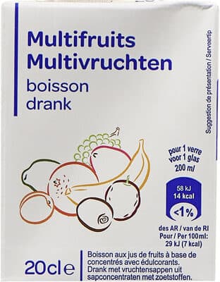 Multifruits, boisson