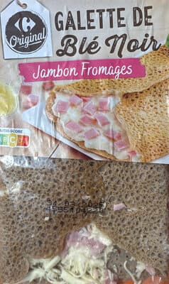 Galette de blé noir Jambon Fromages
