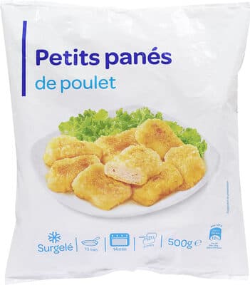 Petits panés de poulet