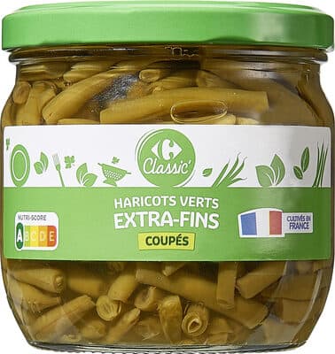 Haricots verts extra-fins coupés
