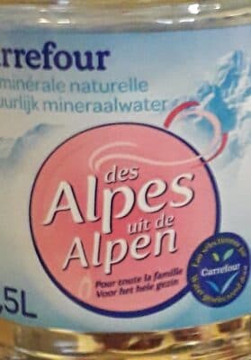 Carrefour Eau Minérale Naturelle des Alpes