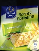 Barres céréales pomme verte