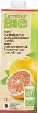 100% pur jus PAMPLEMOUSSE ROSE