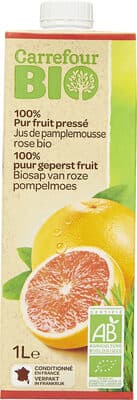 100% pur jus PAMPLEMOUSSE ROSE