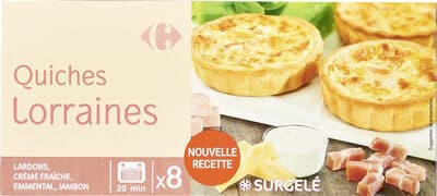 8 Quiches Lorraines