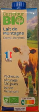 Lait de Montagne Demi-écrémé