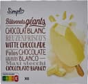 Bâtonnets géants chocolat blanc