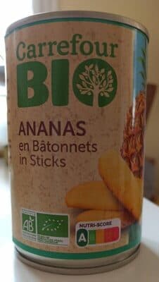Ananas en Bâtonnets