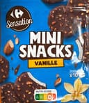 Mini snacks vanille