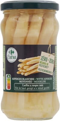 Asperges blanches moyennes