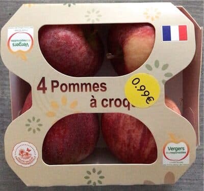 4 pommes à croquer
