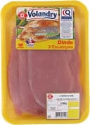 Escalopes de dinde certifiées x 3