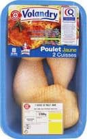 Cuisse de poulet jaunee certifie x2