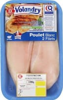 Filets de poulet blanc certifie x2