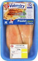 Filets de poulet jaune certifié x 2