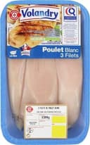 Filets de poulet blanc certifié X3