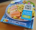 Saumon et Torsades sauce a l’Oseille