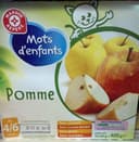 Compotes Mots d'enfants Pommes 6 mois