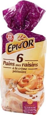 Pains aux raisins x 6