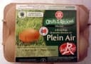 Oeufs plein air Label Rouge x6