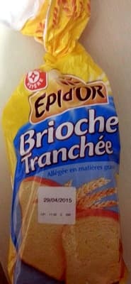 Brioche Tranchée Epi d'Or
