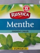 Menthe finement coupée surgelée