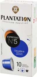 Capsules de café intense décaféiné x 10