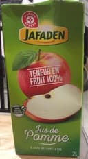 Jus de pomme à base de concentré