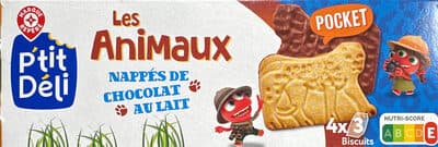 Les Animaux nappés de chocolat au lait