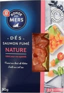 Dés de saumon fumé nature