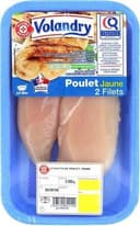 Filets de poulet jaune certifié
