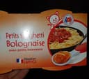 Petits spaghetti bolognaise