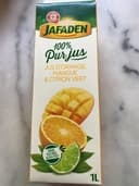 Jus d'orange, mangue & citron vert