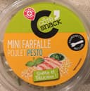 Salade mini farfalle poulet pesto