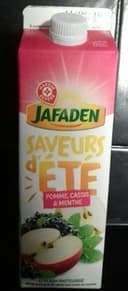 Saveur d'été pomme cassis et menthe