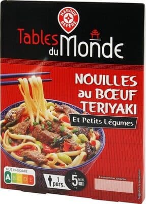 Nouilles au boeuf teriyaki et petits légumes