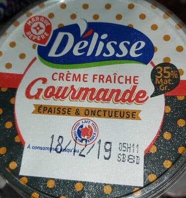 Crème fraîche gourmande (35 % Mat. Gr.)