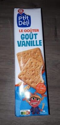 Goûter fourré vanille