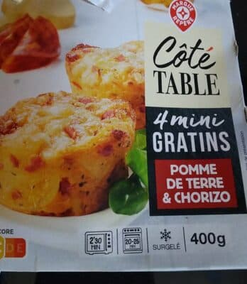 Gratin chorizo