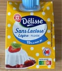 Crème légère fluide sans lactose