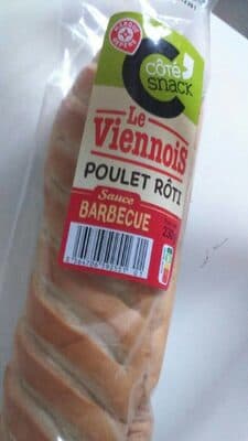 Sandwich poulet rôti sauce barbecue