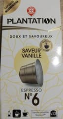 Espresso N°6 Saveur Vanille