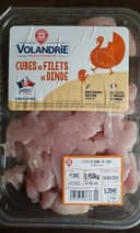 Cubes de filets de dinde